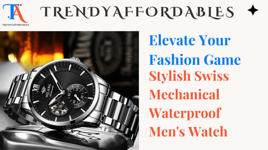 Stylish Swiss Mechanical Waterproof Men's Watch | Elevate Your Style with TrendyAffordables - TrendyAffordables